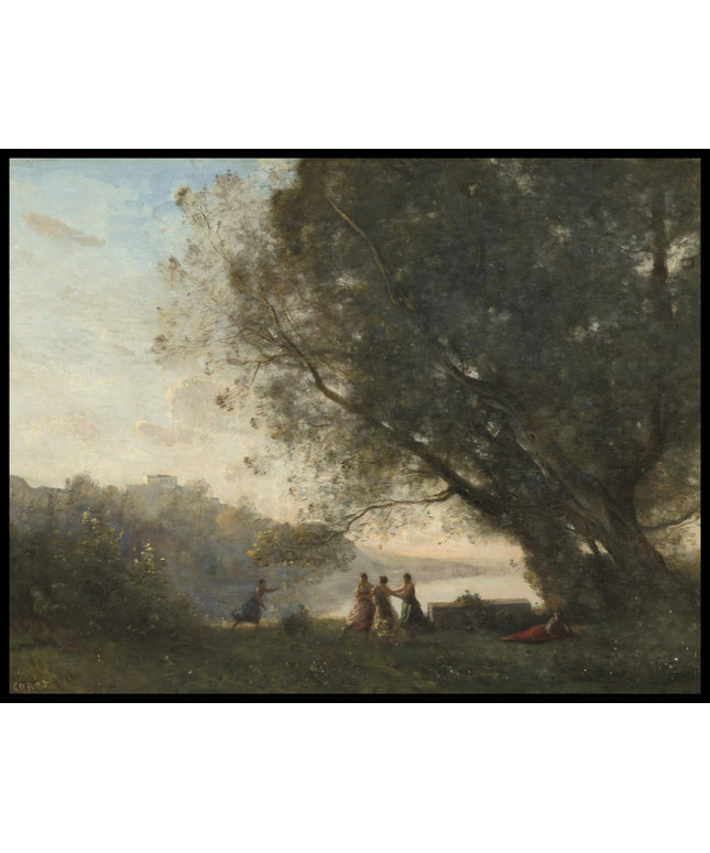 Dance under the Trees at the Edge of the Lake