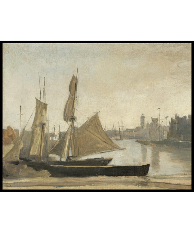 Dunkerque, Fishing Boats tied to the Wharf