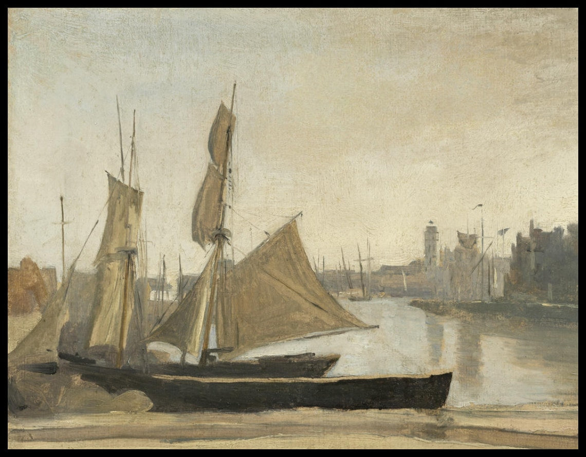 Dunkerque, bateaux de pêche amarrés au quai