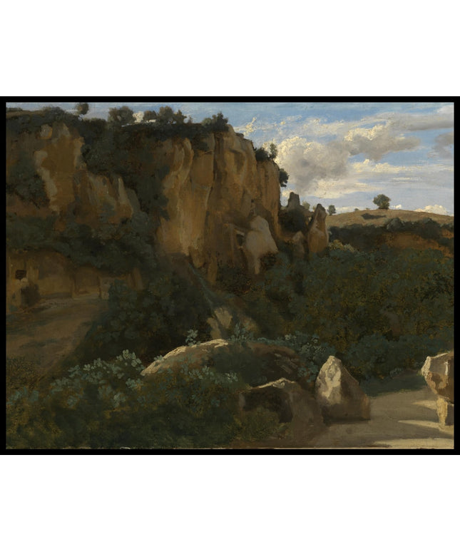 Felsiges Waldtal bei Cività Castellana