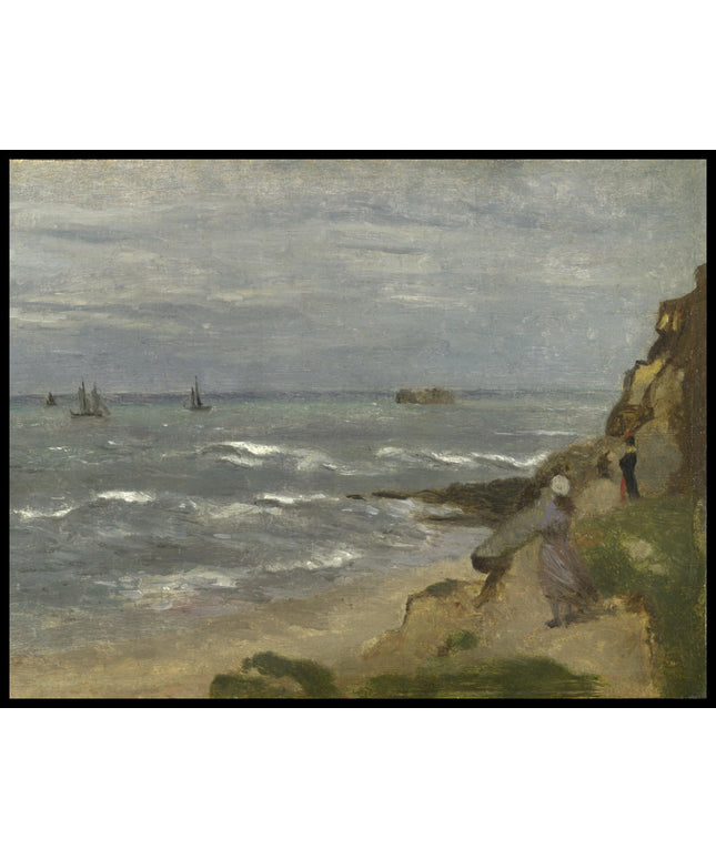 Seascape with Figures on Cliffs