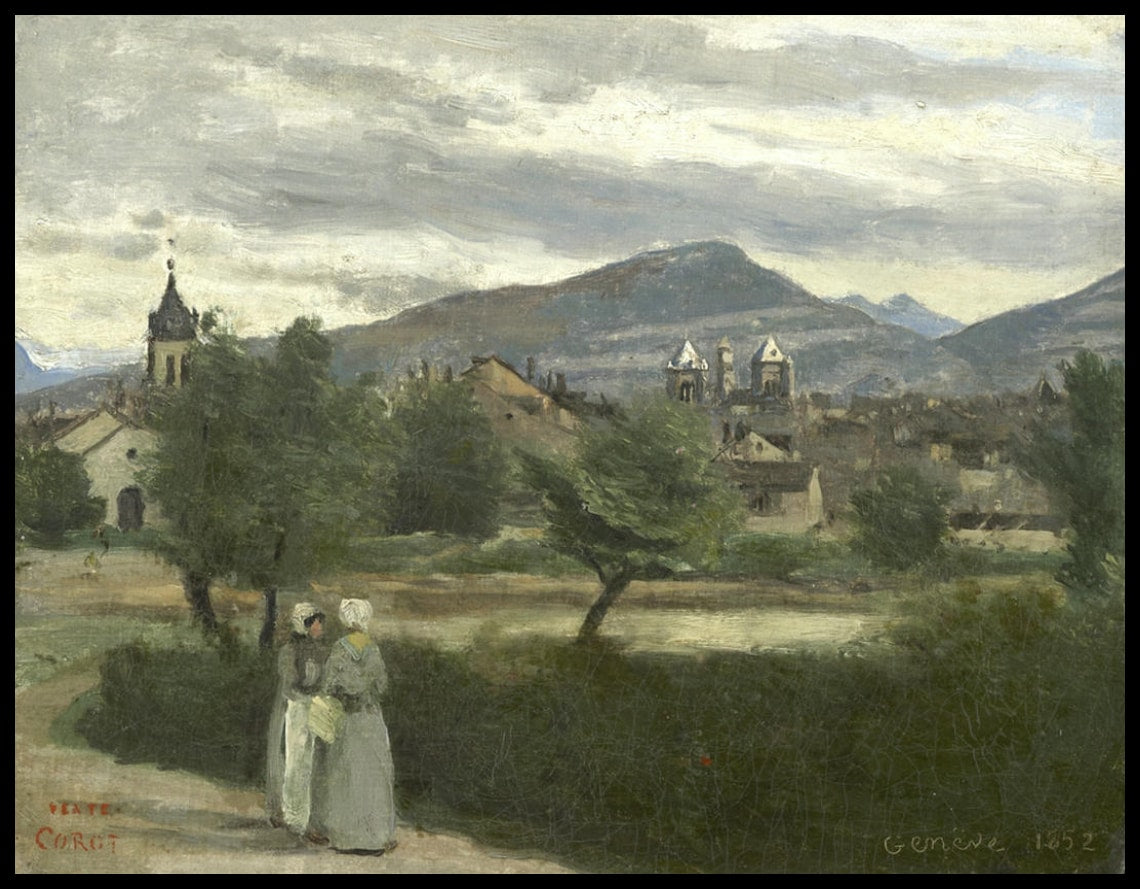 Genève vue de la campagne