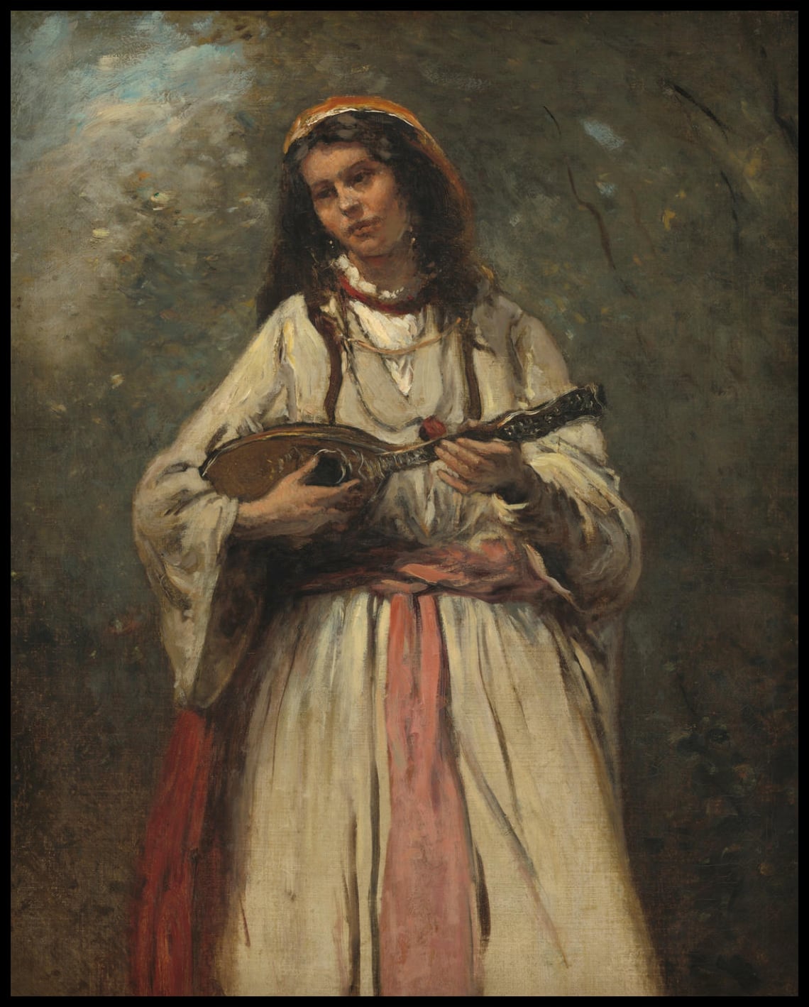 Gypsy avec une mandoline
