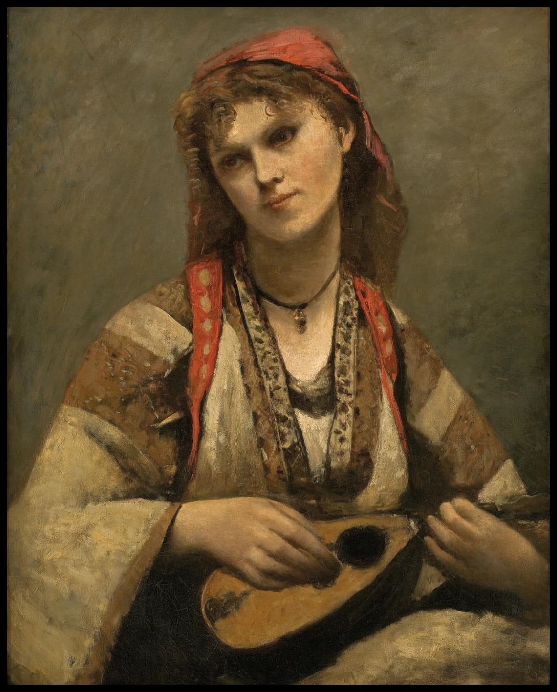 Gypsy avec une mandoline
