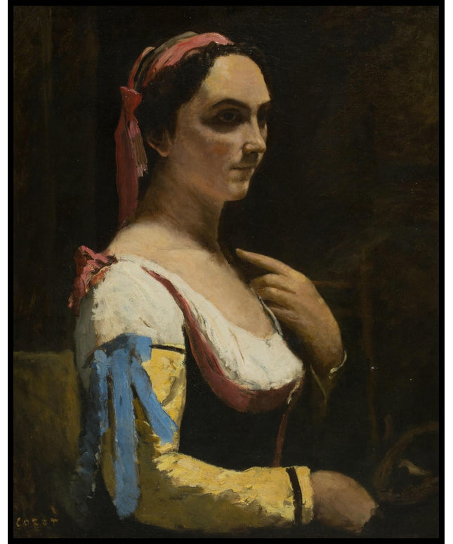 Italian Woman, or Woman with Yellow Sleeve