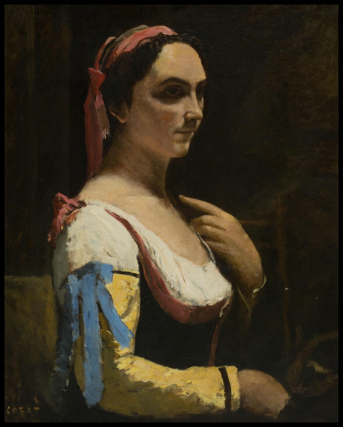 Femme italienne, ou Femme à la manche jaune