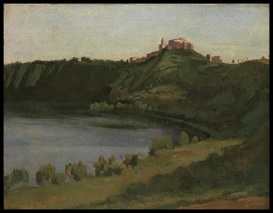 Le lac Albano et Castel Gandolfo
