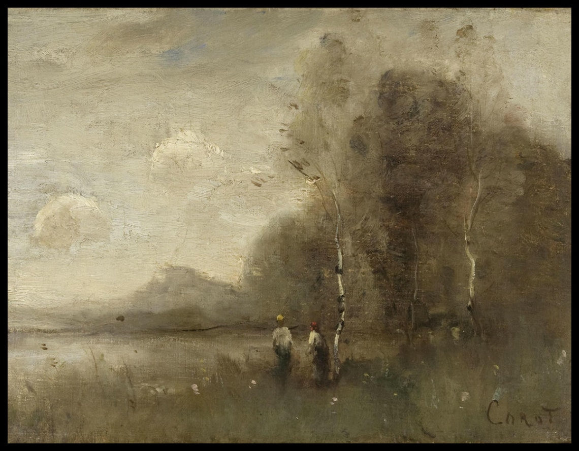 Paysage avec deux figures