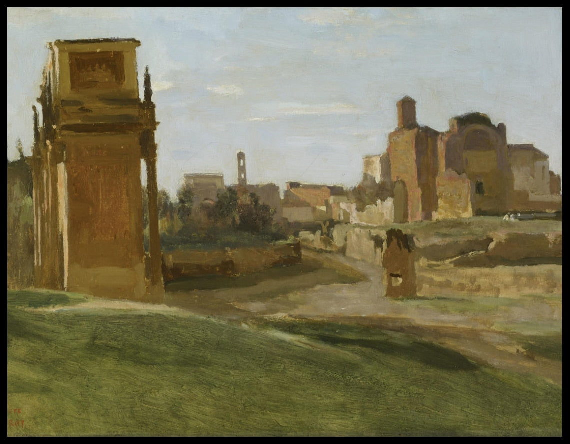 L'arc de Constantin et le forum