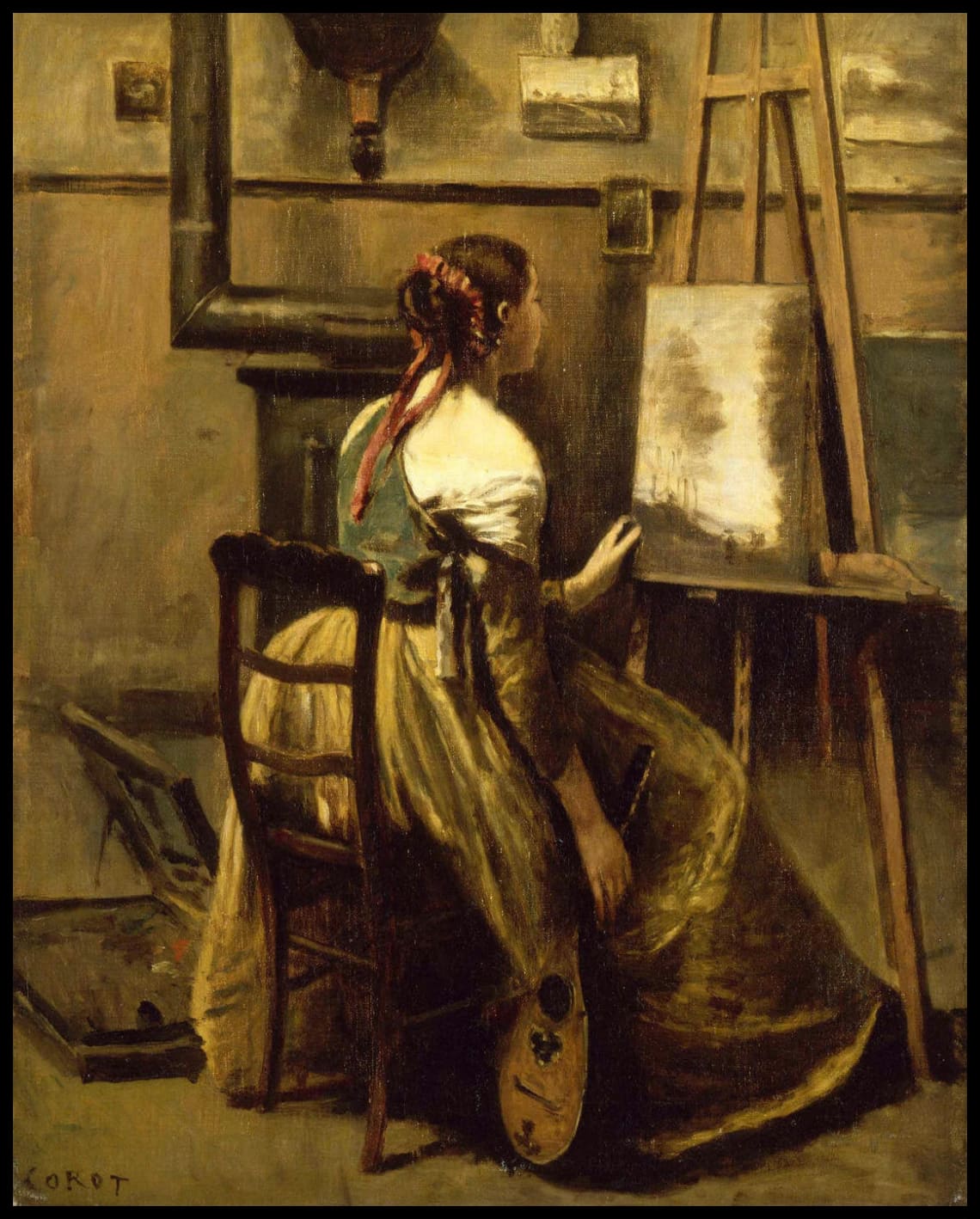 Le studio de Corot