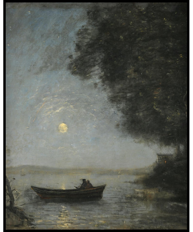 Le lac ; effet de nuit