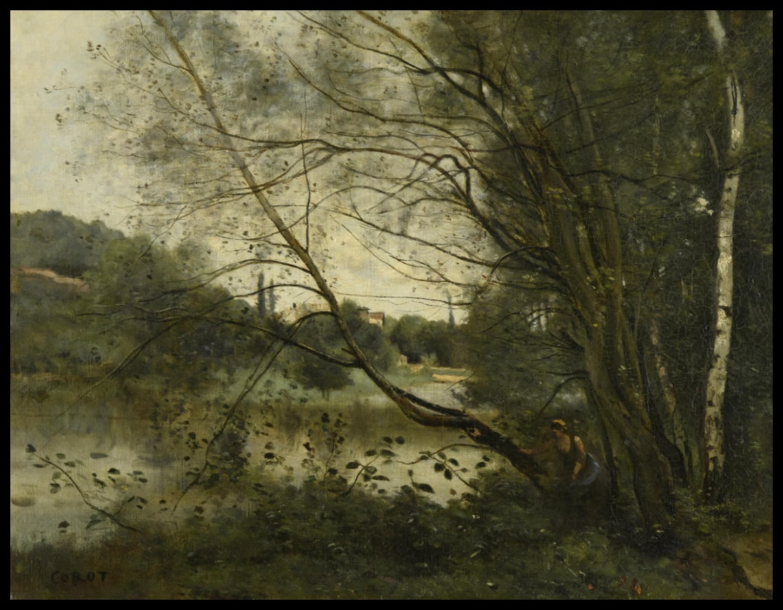 L'Étang à l'arbre penché