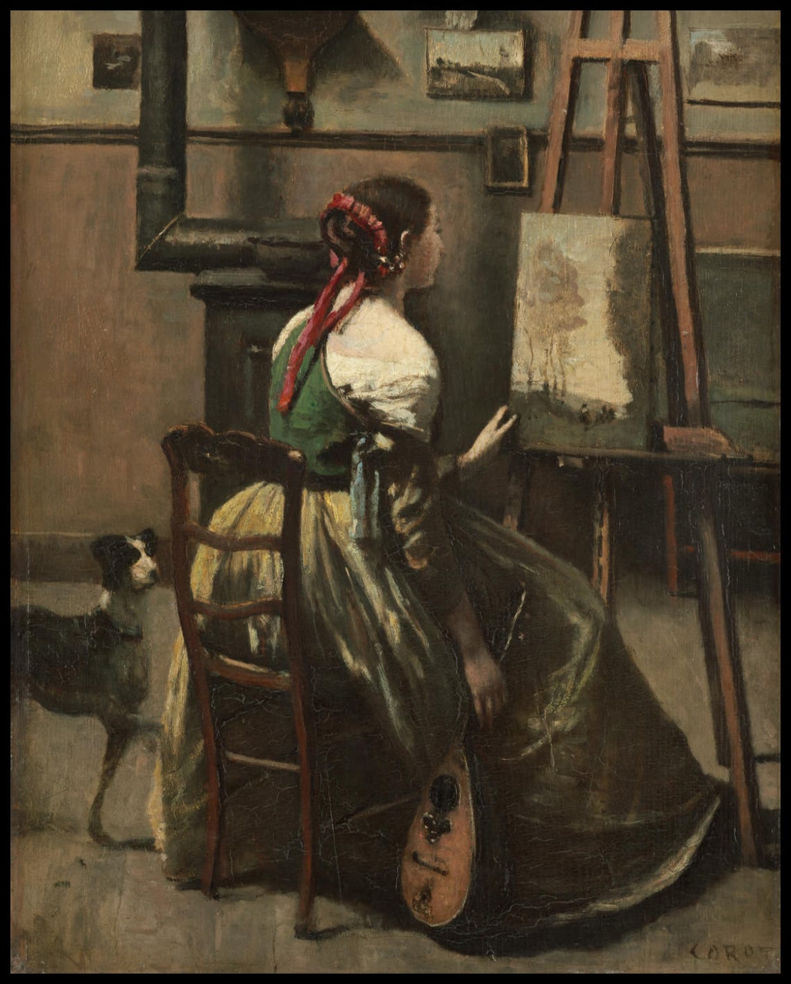 Le studio de l'artiste
