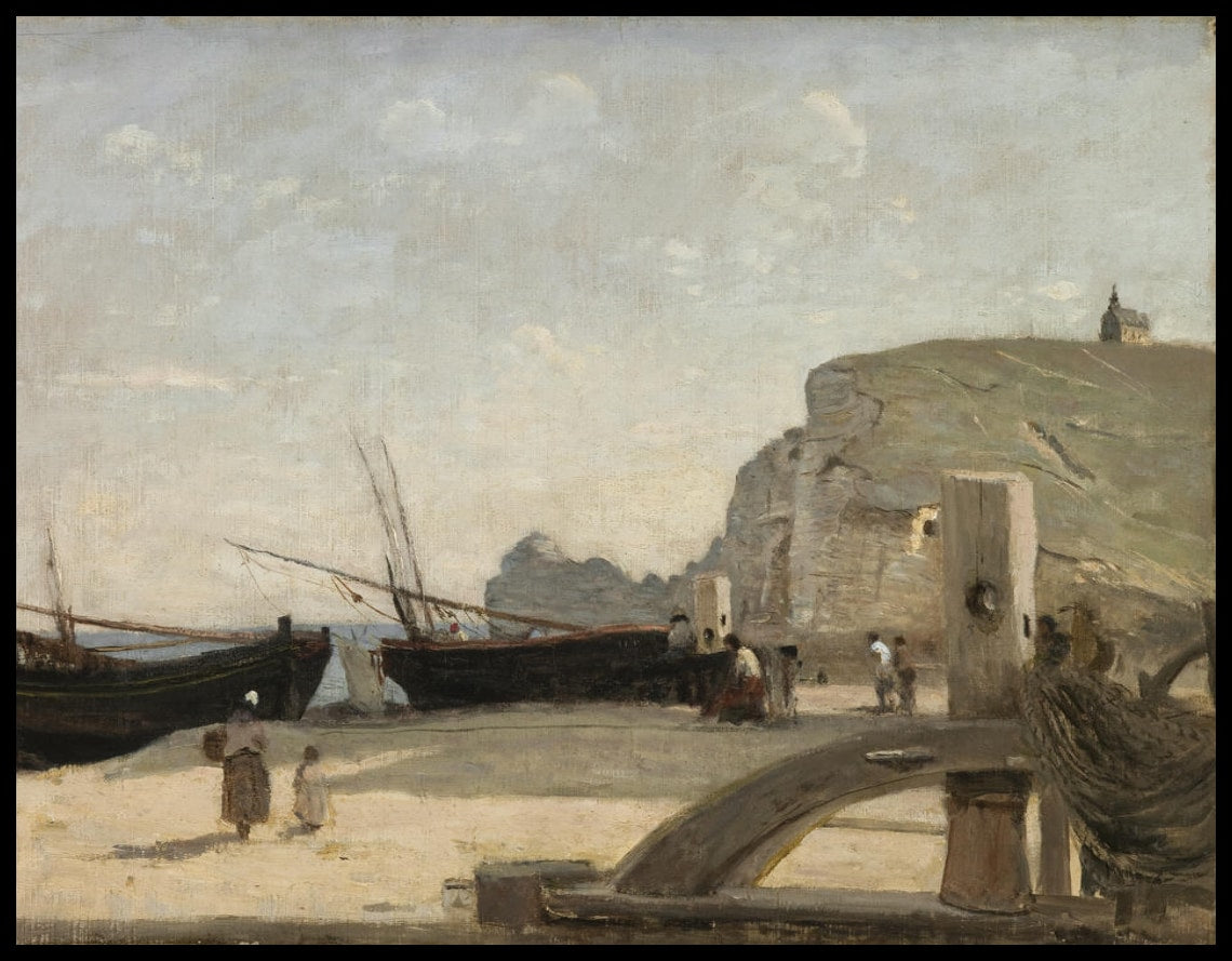 La plage, Étretat