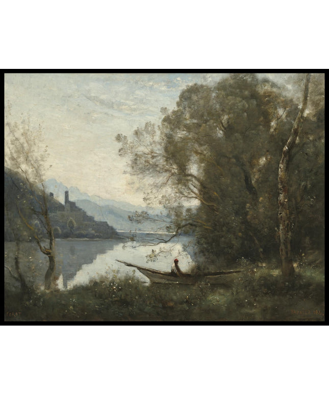 The Moored Boatman: Souvenir of an Italian Lake
