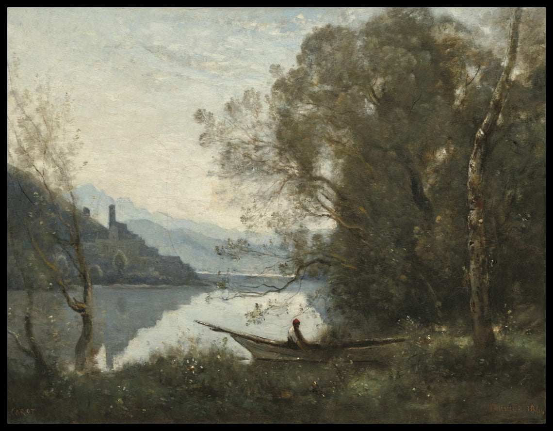 The Moored Boatman : Souvenir d'un lac italien