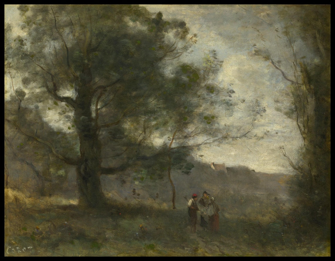 Le chêne dans la vallée