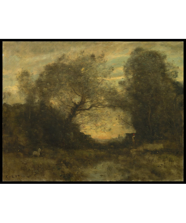 The Pond at the Entrance of the Woods