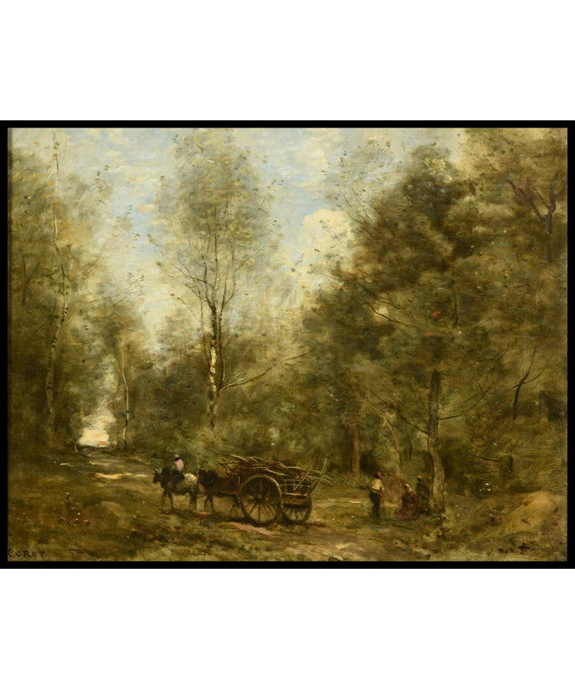 Une allée dans les bois de Wagnonville