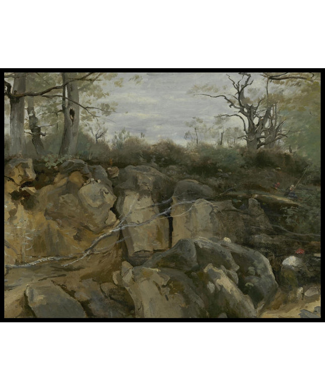 Verlaten steengroeve