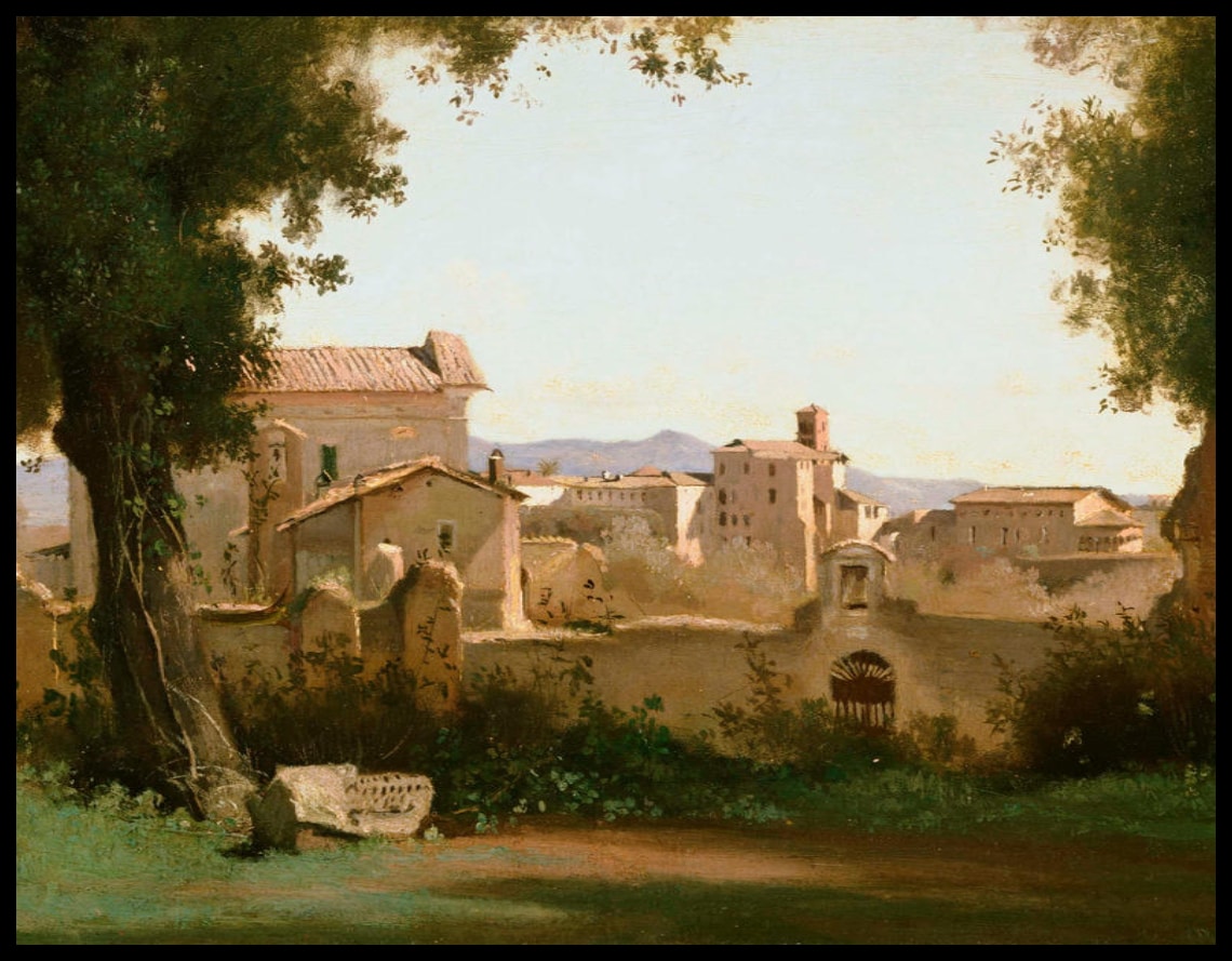 Vue depuis les Jardins Farnèse, Rome