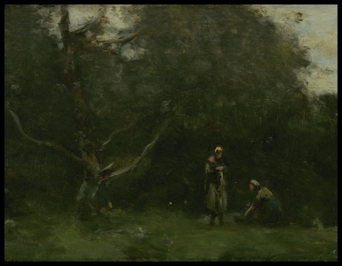 Pâturage au bord de l'eau