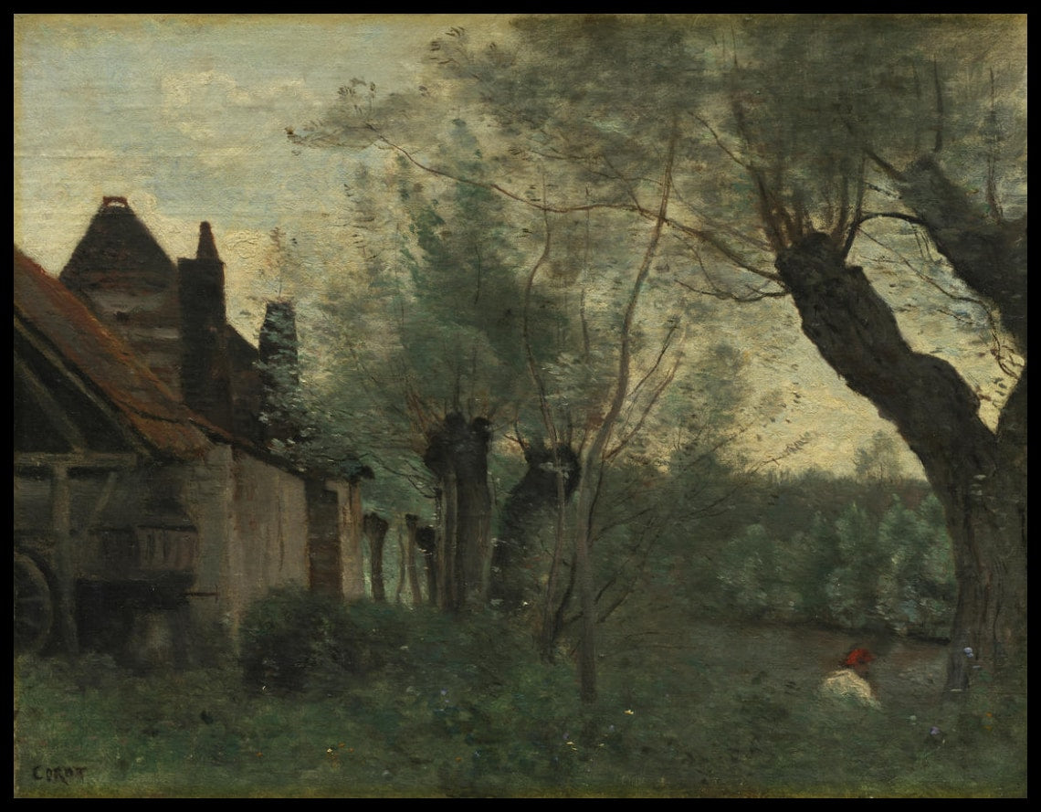 Saules et ferme à Sainte-Catherine-lès-Arras