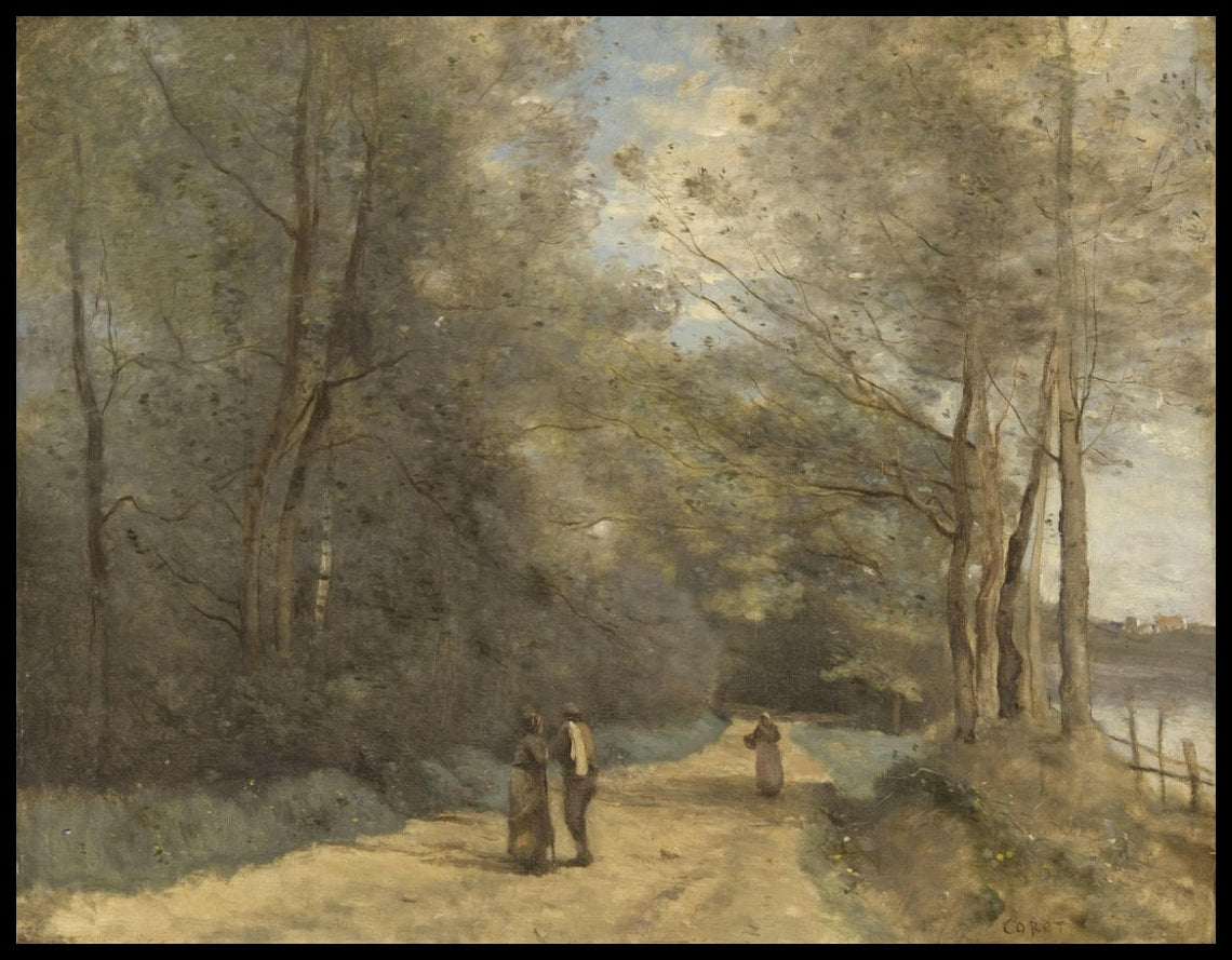 Sentier boisé près de Ville d'Avray