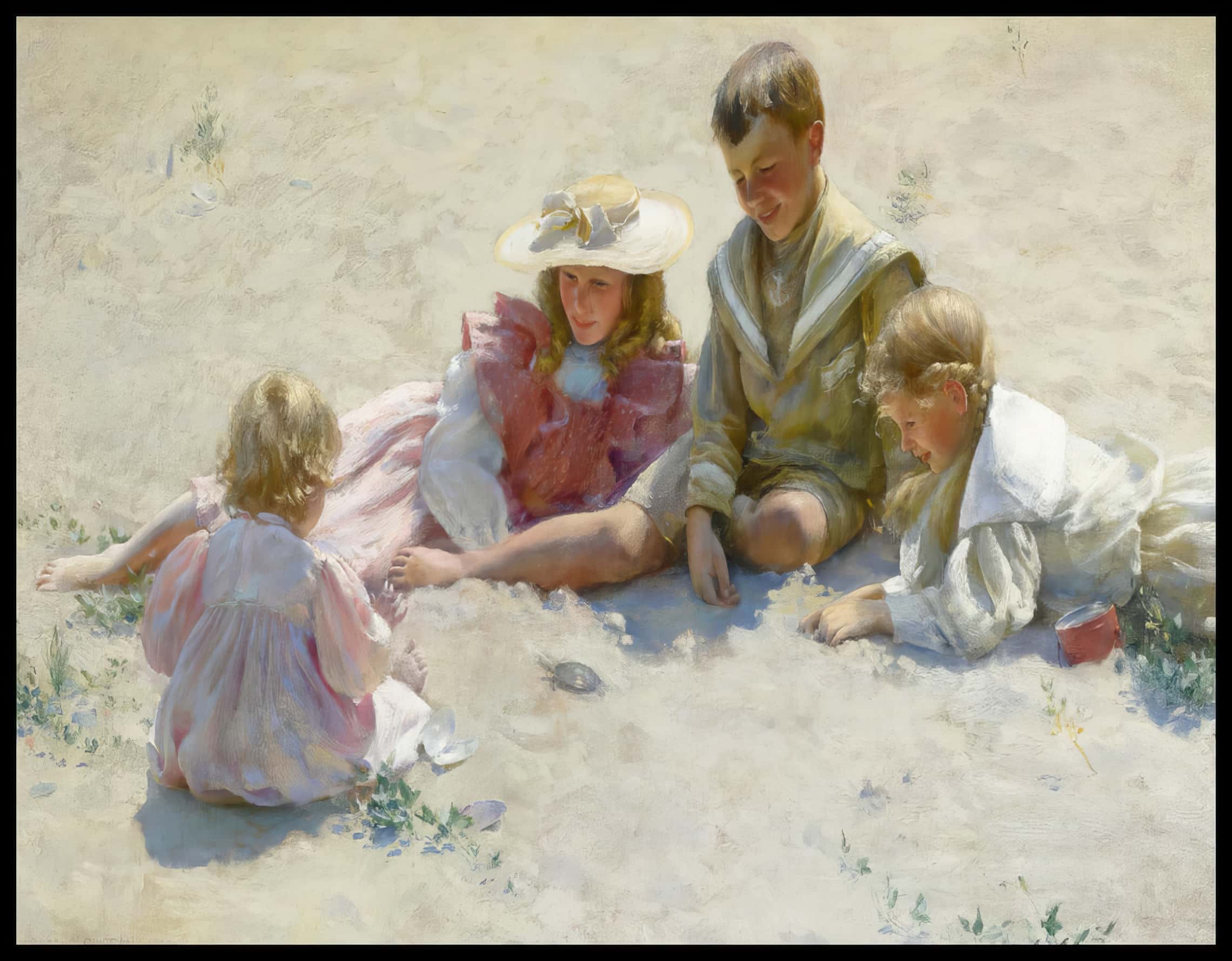 Children By The Seashore