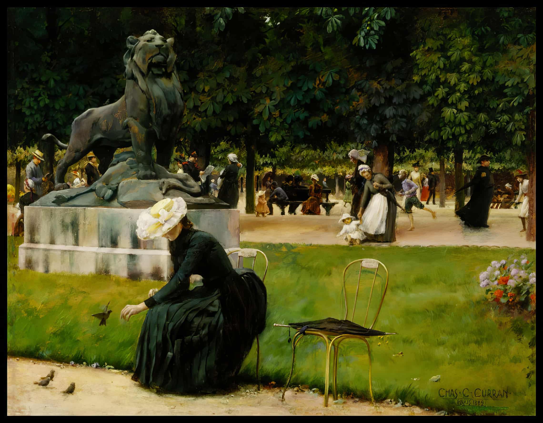 In The Luxembourg Garden