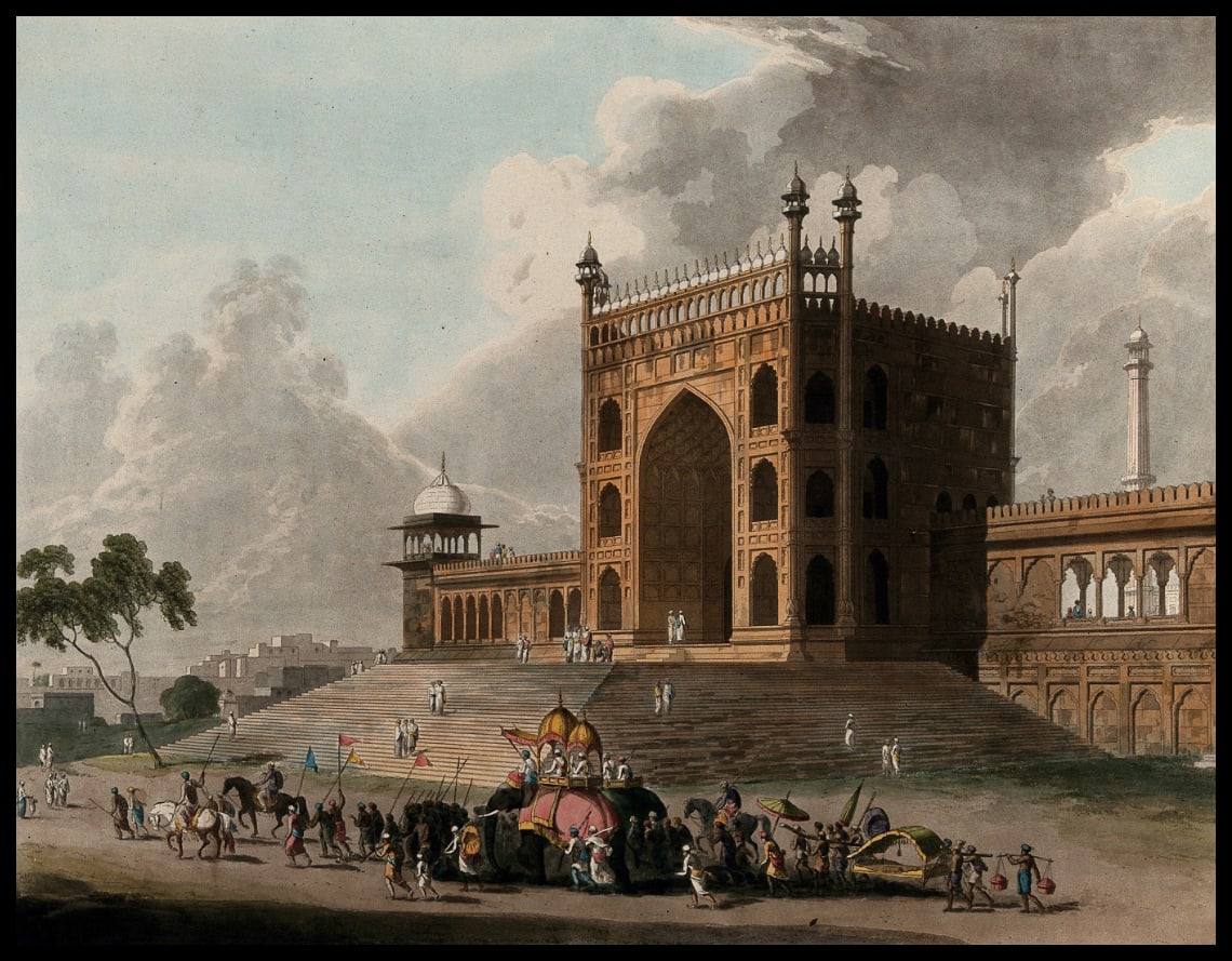 Porte orientale du Jami Masjid