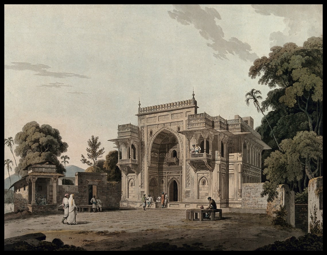 Gateway to a mosque