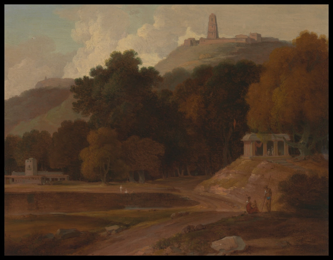 Paysage vallonné en Inde