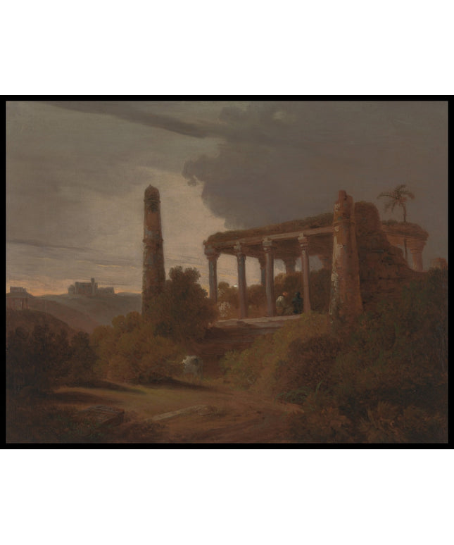 Indian Landscape Temple Ruins