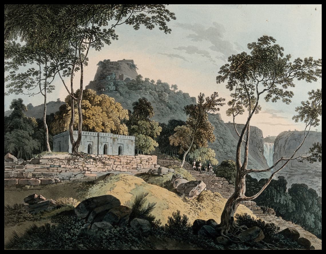 Paysage à Rohtasgarh, Bihar