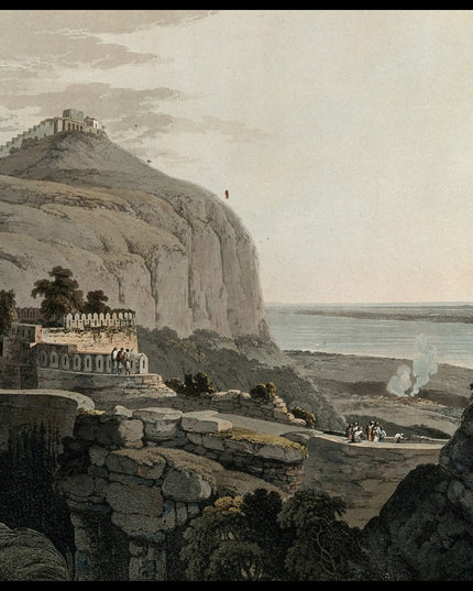 Landscape with fort Rohtasgarh