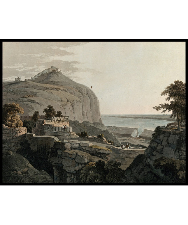 Landscape with fort Rohtasgarh