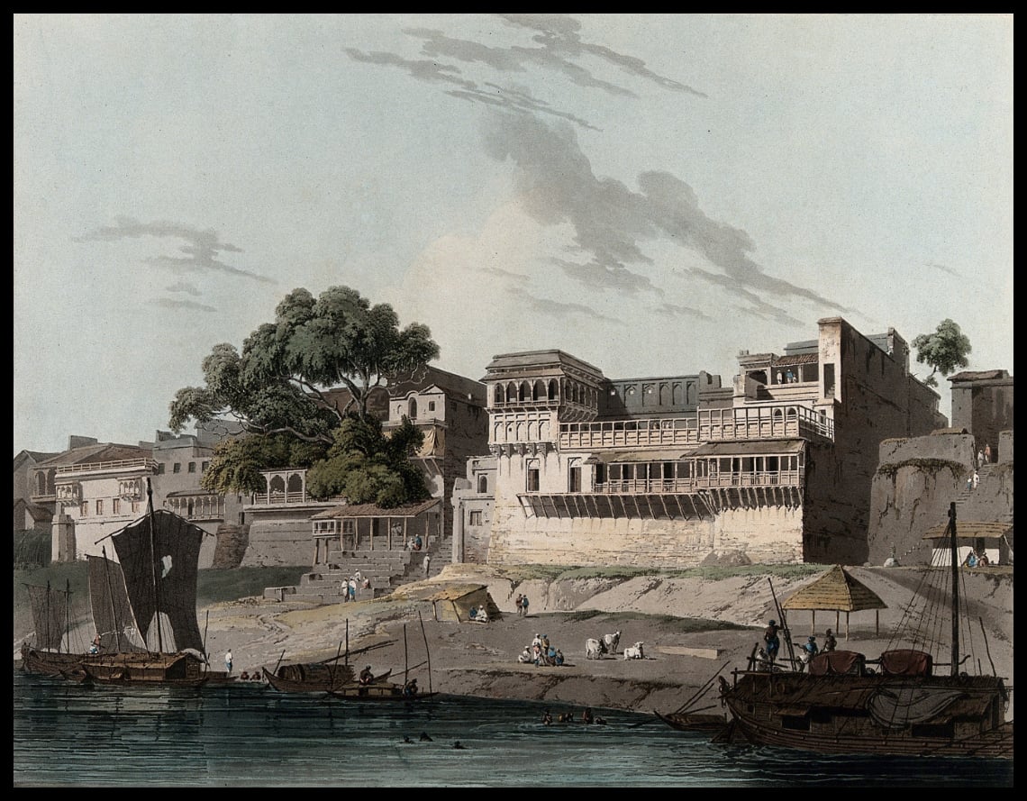 Patna seen from the Ganges