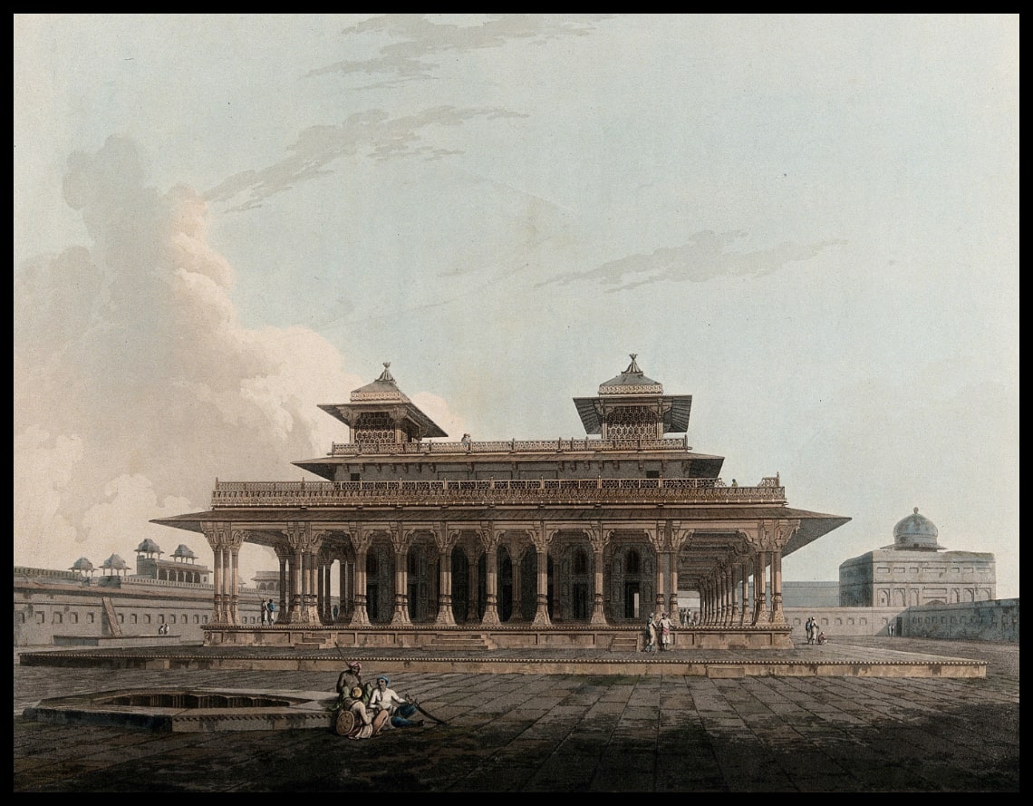 Pavilion in the fort of Allahabad