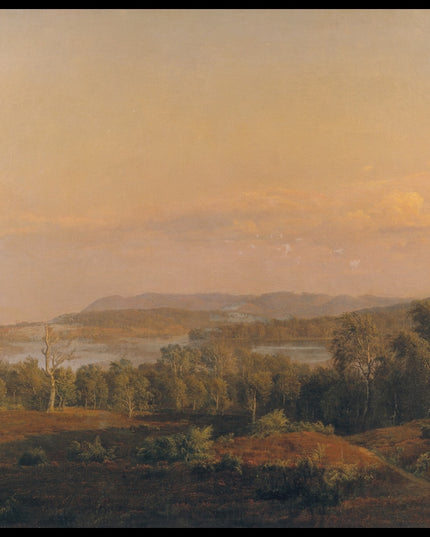 A View towards Himmelbjerget, Jutland. Evening