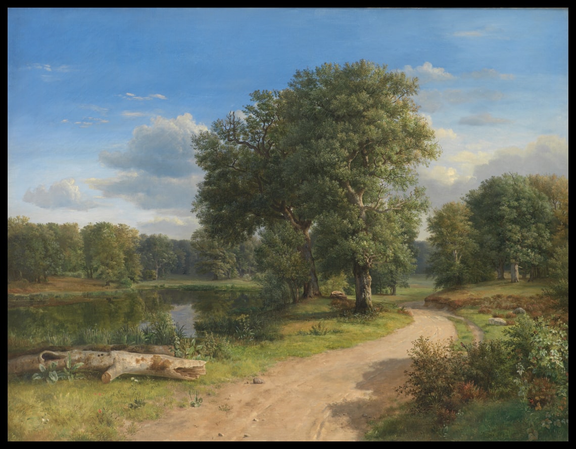Paysage près de Hammermøllen, Zélande du Nord
