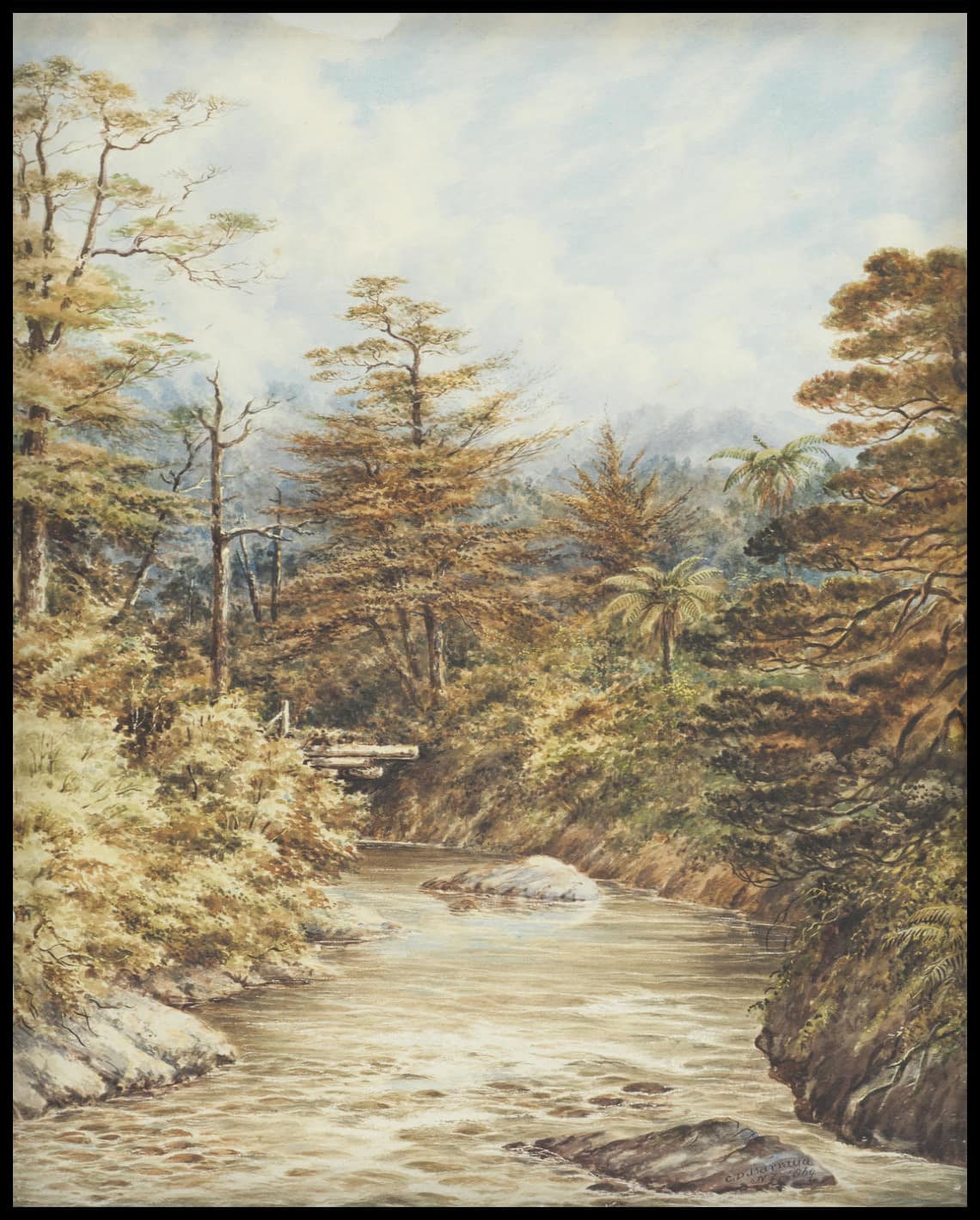 Scène de la rivière