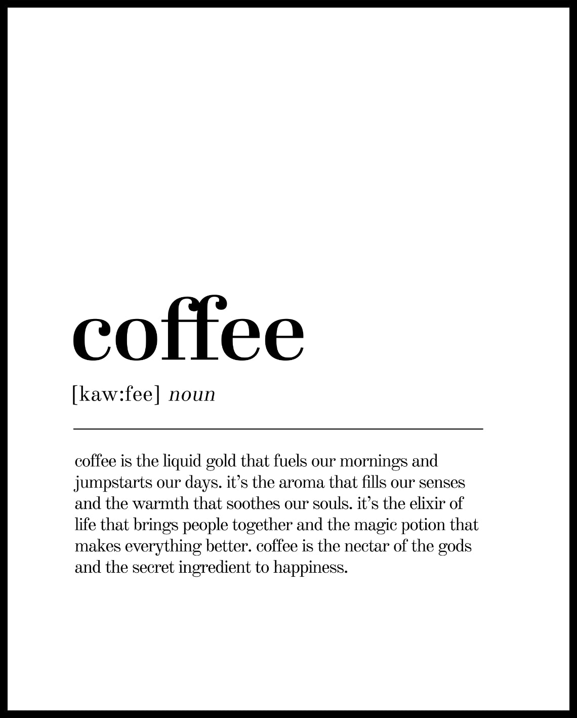 Definition Coffee