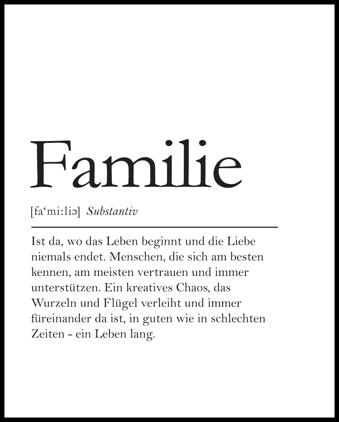 Definition of family