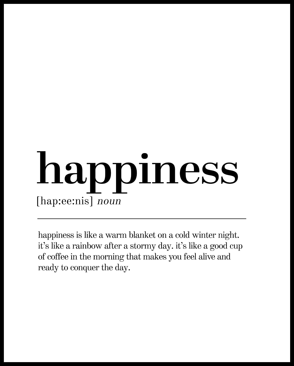 Definition of Happiness