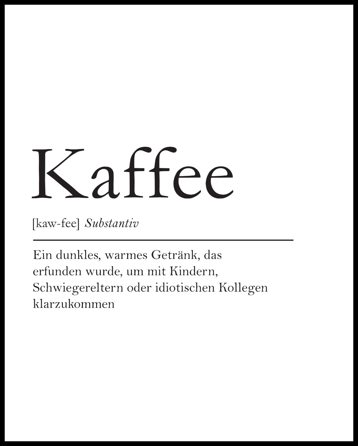 Definition of coffee