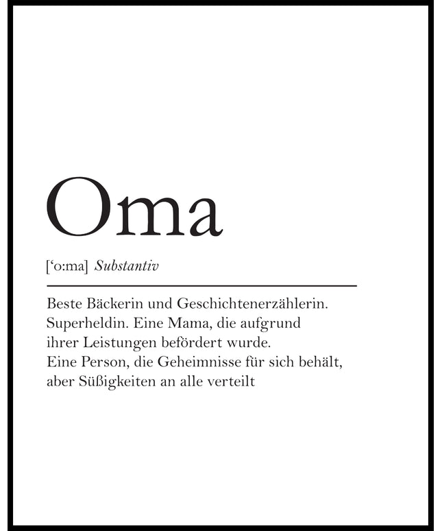 Definition Oma