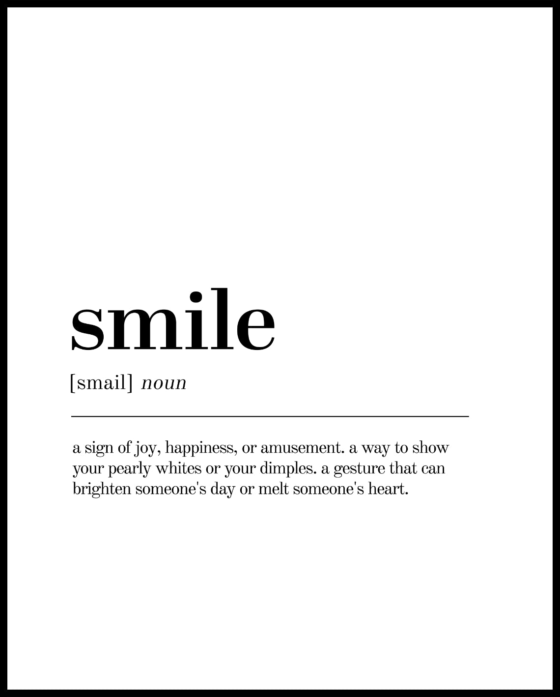 Definition Smile