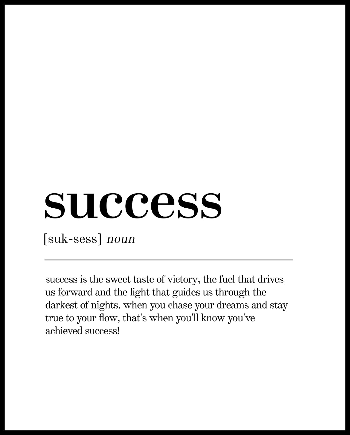 Definition Success