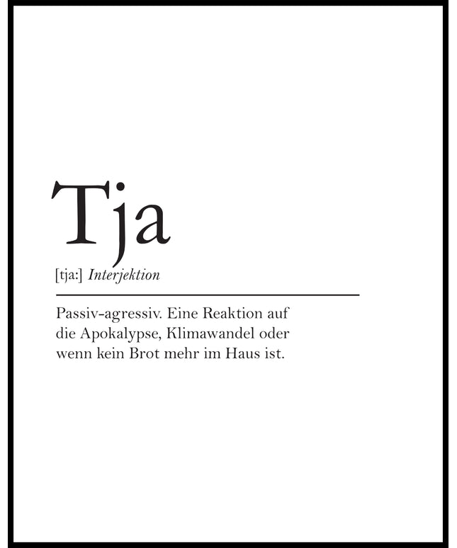 Definition Tja